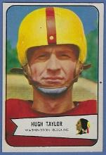 High Grade 1954 Bowman #73 Hugh Taylor Washington Redskins