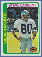 1978 Topps #443 Steve Largent Seattle Seahawks