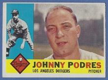Sharp 1960 Topps #425 Johnny Podres Los Angeles Dodgers