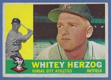 1960 Topps #92 Whitey Herzog Kansas City Athletics