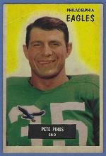 1955 Bowman #10 Pete Pihos Philadelphia Eagles