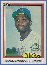 High Grade 1981 Donruss #575 Mookie Wilson RC New York Mets