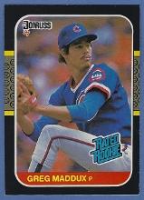 Sharp 1987 Donruss #36 Greg Maddux RC Chicago Cubs