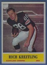 Sharp 1964 Philadelphia #36 Rich Kreitling Cleveland Browns