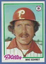Pack Fresh 1978 Topps #360 Mike Schmidt Philadelphia Phillies