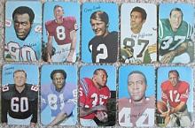Nice Lot Of (10) 1970 Topps Super Football Cards w/ HOFers