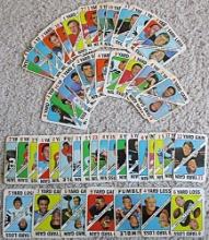 Complete Set () 1971 Topps Football Game Cards
