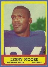1963 Topps #2 Lenny Moore Baltimore Colts