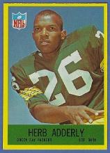 Sharp 1967 Philadelphia #74 Herb Adderley Green Bay Packers