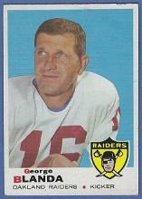 1969 Topps #232 George Blanda Oakland Raiders
