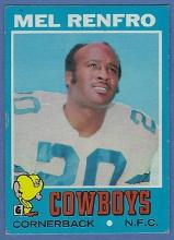 1971 Topps #118 Mel Renfro Dallas Cowboys