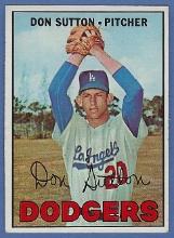 1967 Topps #445 Don Sutton Los Angeles Dodgers