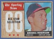 1Nice 1968 Topps #365 Brooks Robinson AS Baltimore Orioles