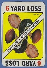 Nice 1971 Topps Game Card #50 Bart Starr Green Bay Packers