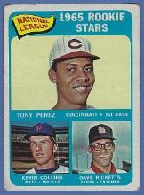 1965 Topps High #581 Tony Perez RC Cincinnati Reds