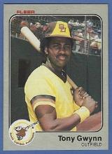 Nice 1983 Fleer #360 Tony Gwynn RC San Diego Padres