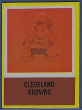 Nice 1967 Philadelphia #48 Cleveland Browns Logo Card