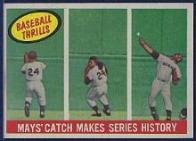 Sharp 1959 Topps #464 Willie Mays Baseball Thrills San Francisco Giants