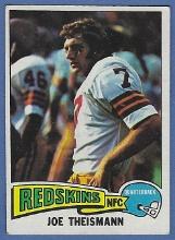 1975 Topps #416 Joe Theismann RC Washington Redskins