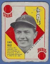 1951 Topps Red Back #28 Elmer Valo Philadelphia Athletics