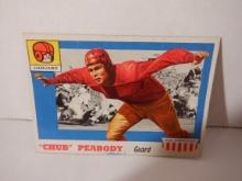 1955 TOPPS ALL AMERICAN #72 "CHUB" PEABODY