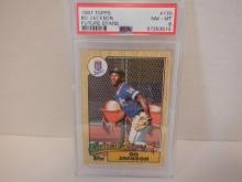 1987 TOPPS #170 BO JACKSON RC PSA 8