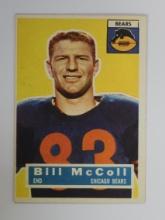 1956 TOPPS FOOTBALL #83 BILL MCCOLL CHICAGO BEARS VERY NICE