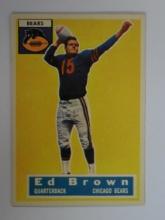 1956 TOPPS FOOTBALL #23 ED BROWN CHICAGO BEARS VERY NICE
