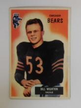 1955 BOWMAN FOOTBALL #92 BILL WIGHTKIN CHICAGO BEARS VINTAGE