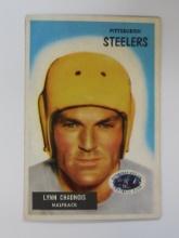 1955 BOWMAN FOOTBALL #54 LYNN CHANDNOIS PITTSBURGH STEELERS VERY NICE