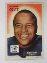 1955 BOWMAN FOOTBALL #65 BUDDY YOUNG BALTIMORE COLTS VINTAGE