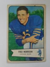 1954 BOWMAN FOOTBALL #35 FRED MORRISON CHICAGO BEARS VINTAGE