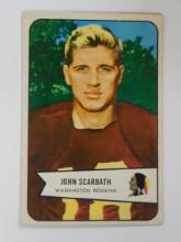 1954 BOWMAN FOOTBALL #3 JOHN SCARBATH WASHINGTON REDSKINS VINTAGE