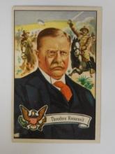 1956 TOPPS UNITED STATES PRESIDENTS #28 THEODORE ROOSEVELT