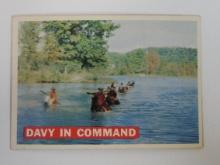 1956 TOPPS DAVEY CROCKETT SERIES 1 #6 DAVY IN COMMAND
