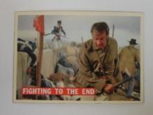 1956 TOPPS DAVEY CROCKETT SERIES 1 #73 FIGHTING TO THE END
