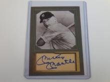 ACEO MICKEY MANTLE CUSTOM ART CARD FACSIMILE SIGNATURE