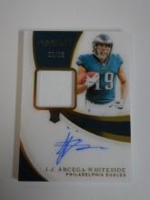 2019 IMMACULATE J.J. ARCEGA WHITESIDE ROOKIE PATCH AUTOGRAPH EAGLES #D 08/99