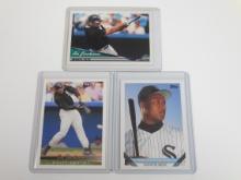 1990S TOPPS AND UPPER DECK BO JACKSON CHICAGO WHITE SOX CARD LOT