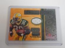 2002 FLEER THROWBACKS AHMAN GREEN LAMBEAU LEGENDS GAME USED JERSEY CARD