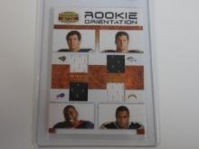 2010 DONRUSS GG TIM TEBOW BRADFORD SPILLER MATHEWS QUAD JERSEY RC #D 046/150