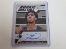 2018-19 PANINI CERTIFIED RAY SPALDING AUTOGRAPHED ROOKIE CARD MAVERICKS