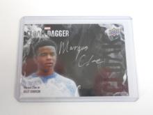 2020 UPPER DECK MARVEL CLOAK DAGGER MARQUS CLAE AUTHENTIC AUTOGRAPH