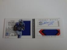 2013 PANINI PLAYBOOK ROBERT WOODS ROOKIE PATCH AUTOGRAPH BOOKLET CARD BILLS