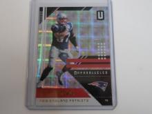 2018 PANINI UNPARALLELED ROB GRONKOWSKI SUPERPLAID HOLO #D 088/150 PATRIOTS