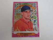 2019 DONRUSS OPTIC ALEX BREGMAN RARE PINK VELOCITY PRIZM #D 085/199 ASTROS