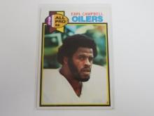 1979 TOPPS FOOTBALL #390 EARL CAMPBELL ROOKIE CARD HOF RC OILERS