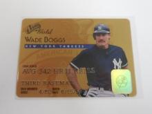 1995 DONRUSS STUDIO WADE BOGGS RARE STUDIO GOLD DIE CUT