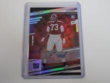 2022 PANINI PRESTIGE EVAN NEAL AUTOGRAPHED ROOKIE CARD HOLO ALABAMA