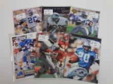 BARRY SANDERS DETROIT LIONS CARD LOT DONRUSS FLEER PINNACLE PLAYOFF UD